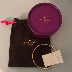 Kate Spade Bridesmaid Engraved Idiom Bangle